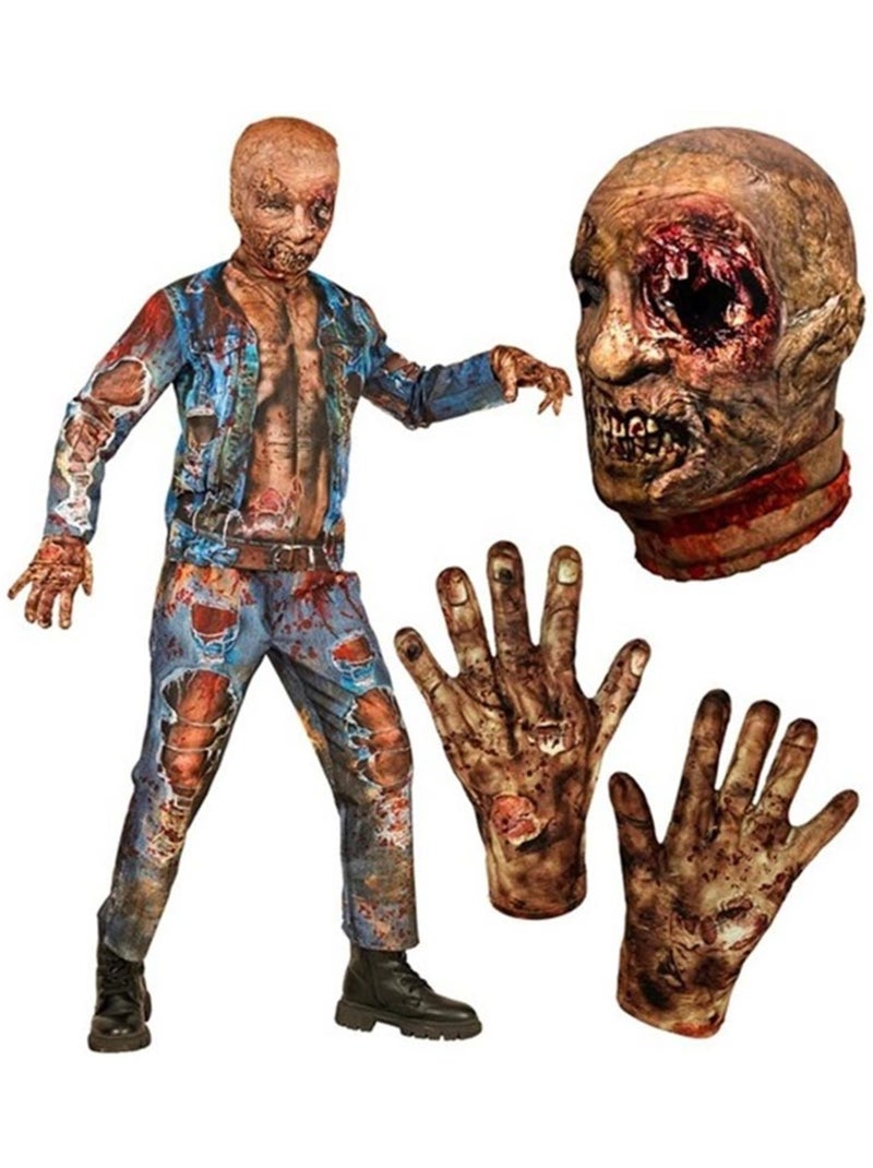 Fantasia de Expresso Zumbi Multicolorido - Kiabi
