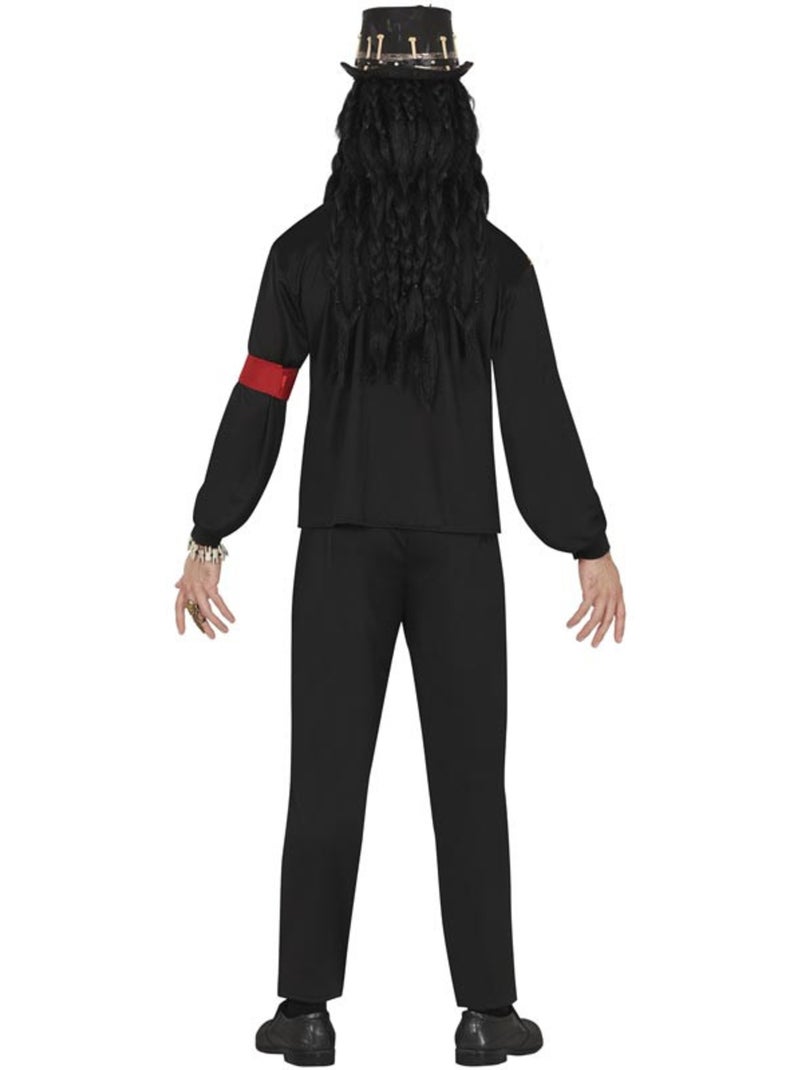Fantasia de Feiticeiro Voodoo com Caveira Multicolorido - Kiabi