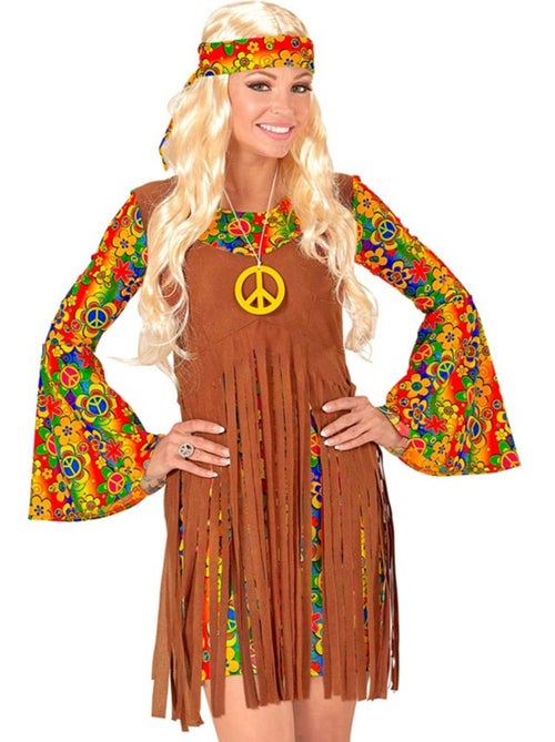 Fantasia de Hippie com Franjas Longas - Kiabi