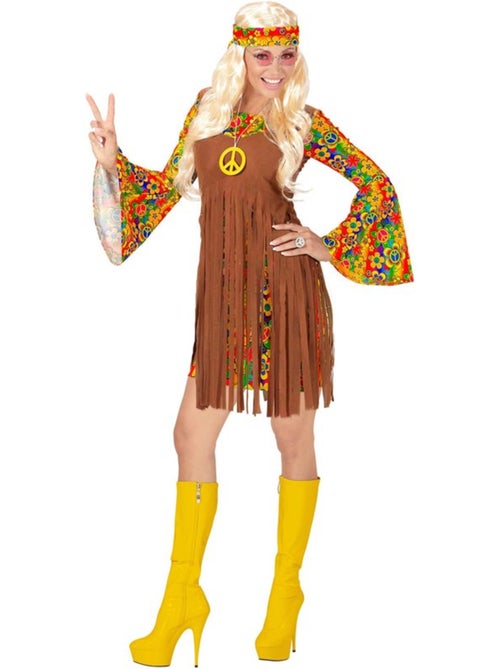 Fantasia de Hippie com Franjas Longas - Kiabi