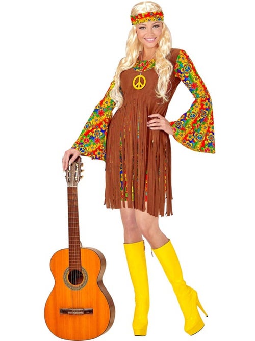 Fantasia de Hippie com Franjas Longas - Kiabi