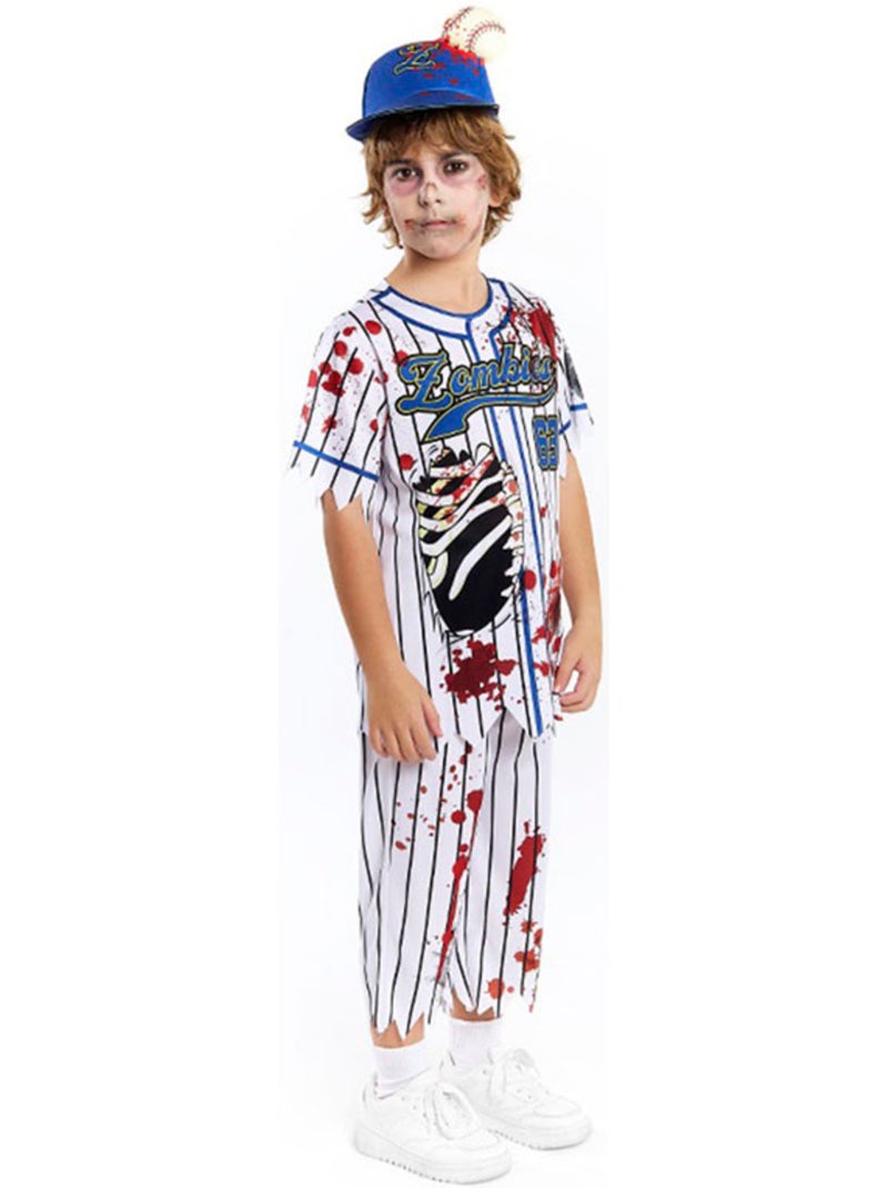 Fantasia de Jogador de Beisebol Zumbi Multicolorido - Kiabi