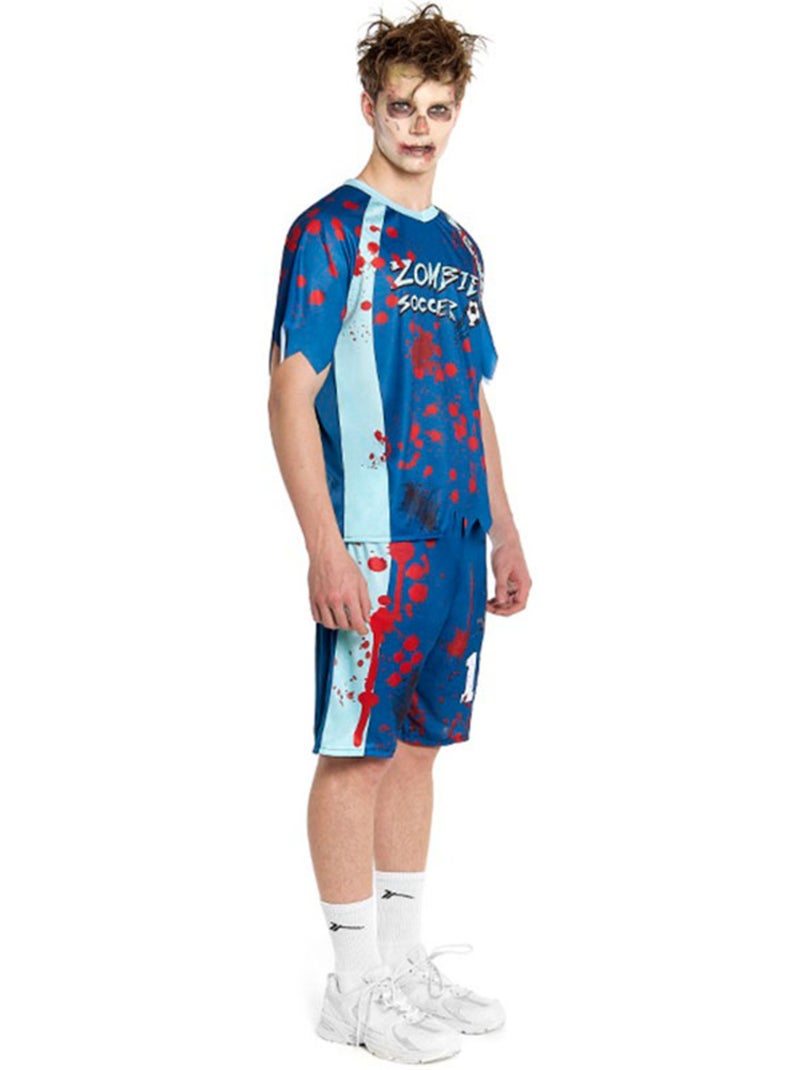 Fantasia de Jogador de Futebol Zumbi Multicolorido - Kiabi