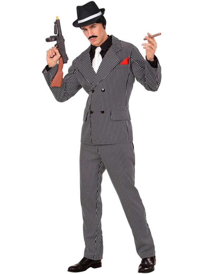 Fantasia de mafioso em terno chique Multicolorido - Kiabi
