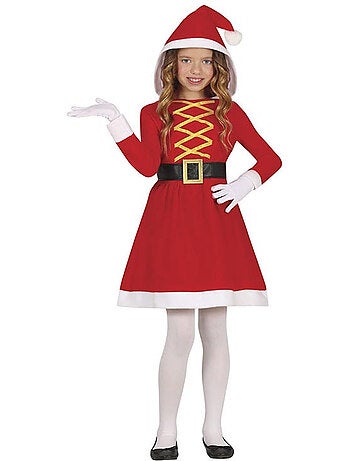 Fantasia de Mamãe Noel com capuz