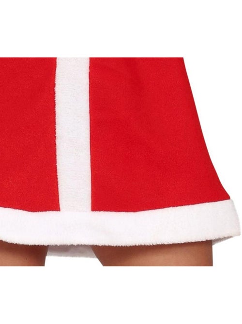 Fantasia de Mamãe Noel em um vestido com gola - Kiabi