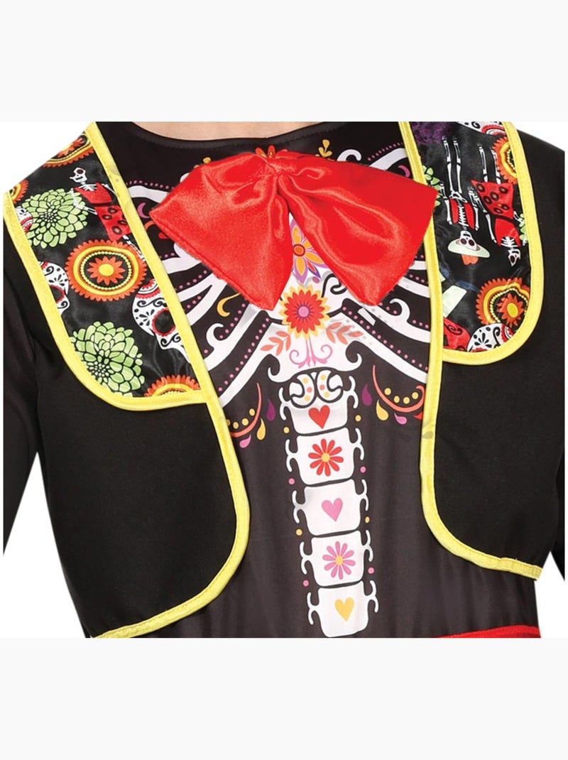 Fantasia de Mariachi Esqueleto Multicolorido - Kiabi