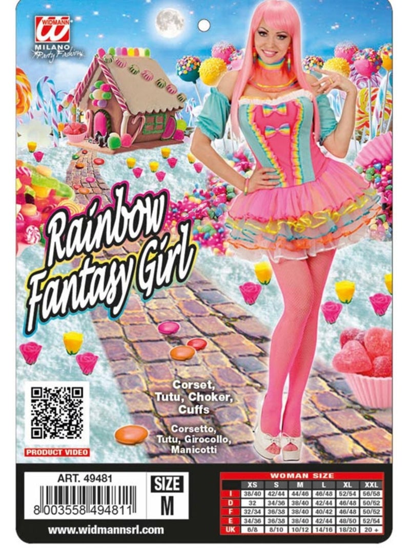 Fantasia de menina arco-íris Multicolorido - Kiabi