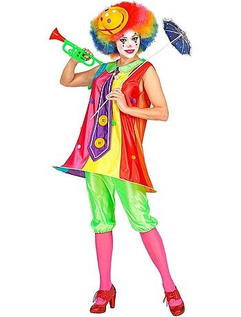 Fantasia de Palhaço Colorida
