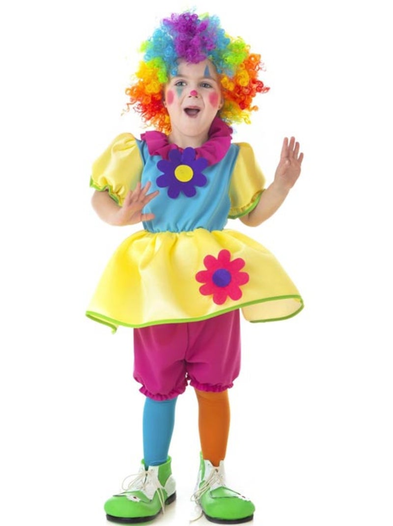 Fantasia de Palhaço de Circo Multicolorido - Kiabi