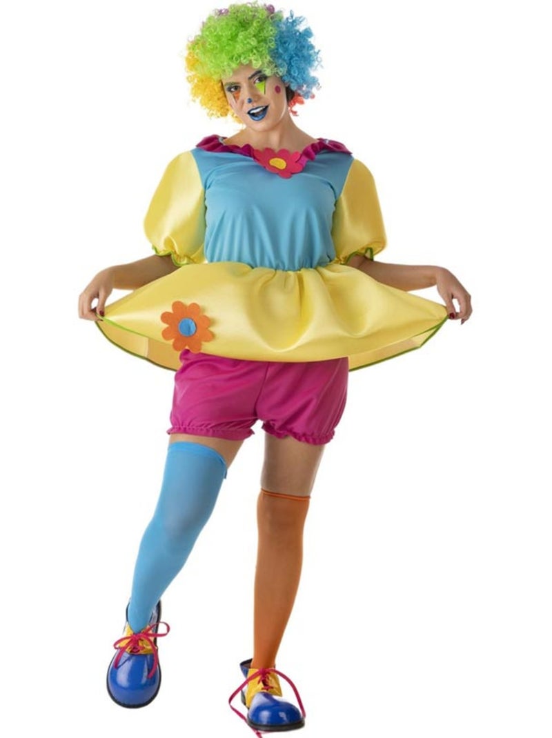 Fantasia de Palhaço de Circo Multicolorido - Kiabi