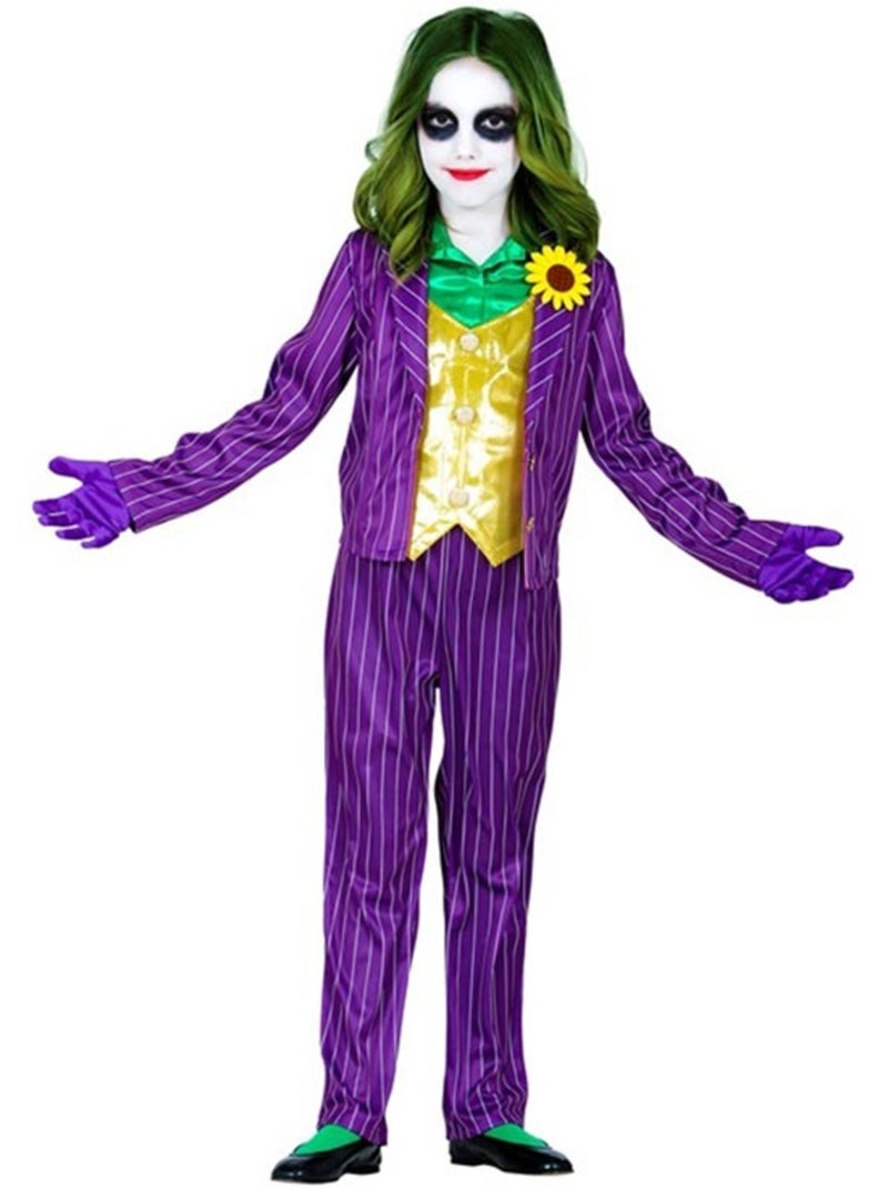 Fantasia de Palhaço Risonho Multicolorido - Kiabi