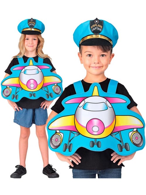 Fantasia de piloto de avião com chapéu. - Kiabi