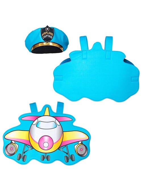 Fantasia de piloto de avião com chapéu. - Kiabi