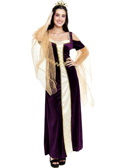 Fantasia de Princesa Medieval com Mangas Compridas - Kiabi
