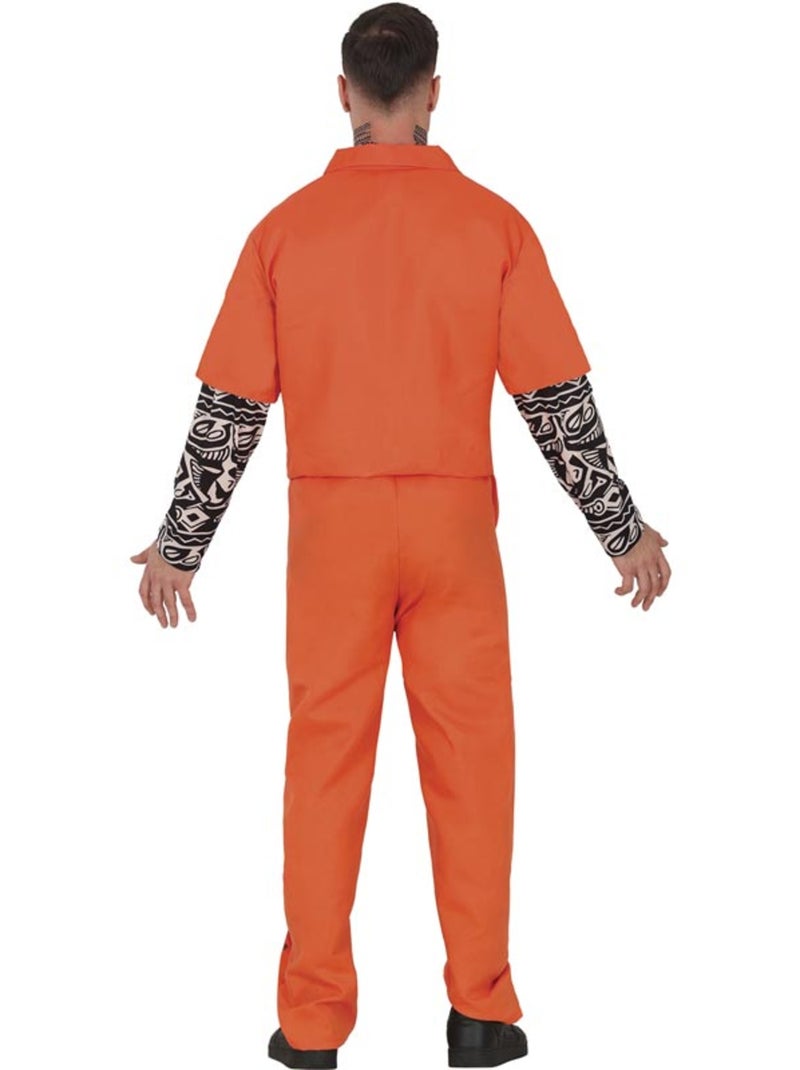 Fantasia de Prisioneiro Tatuado Multicolorido - Kiabi
