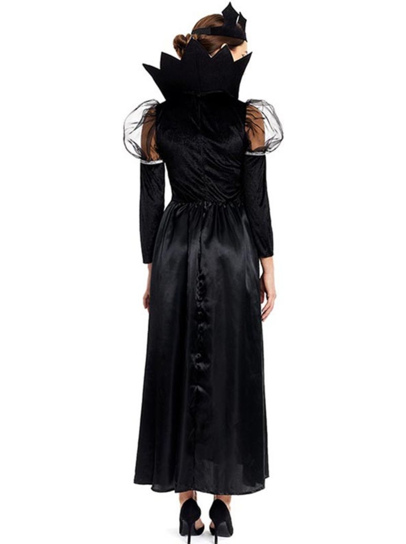 Fantasia de Rainha Caveira Sombria com Coroa Multicolorido - Kiabi