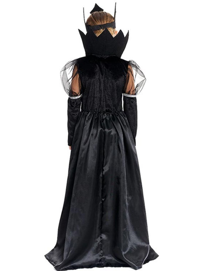 Fantasia de Rainha Caveira Sombria com Coroa Multicolorido - Kiabi