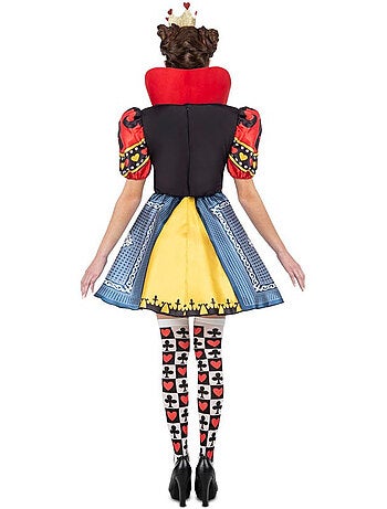 Fantasia de Rainha de Copas com meias
