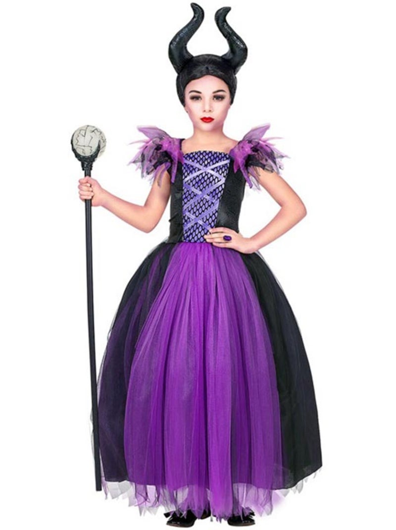 Fantasia de Rainha Má Multicolorido - Kiabi