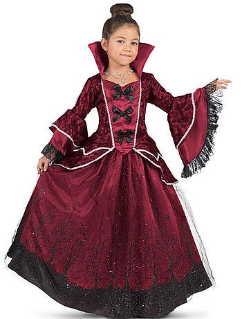 Fantasia de Rainha Vampira Borgonha com Anágua