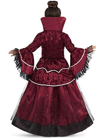 Fantasia de Rainha Vampira Borgonha com Anágua