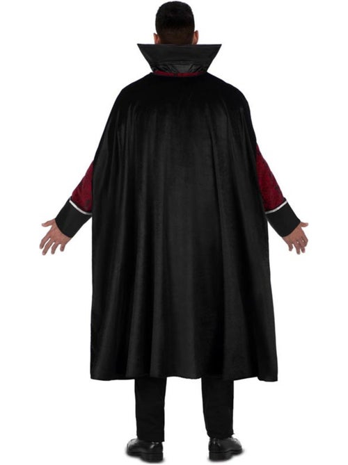Fantasia de Rei Vampiro em tom bordô escuro - Kiabi