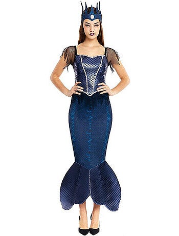 Fantasia de Sereia Malvada com Coroa