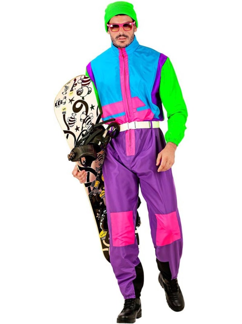 Fantasia de snowboarder fluorescente Multicolorido - Kiabi