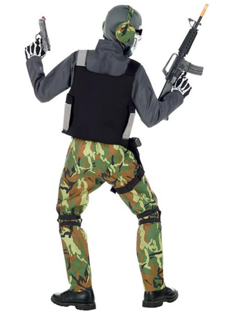 Fantasia de Soldado Esqueleto Multicolorido - Kiabi