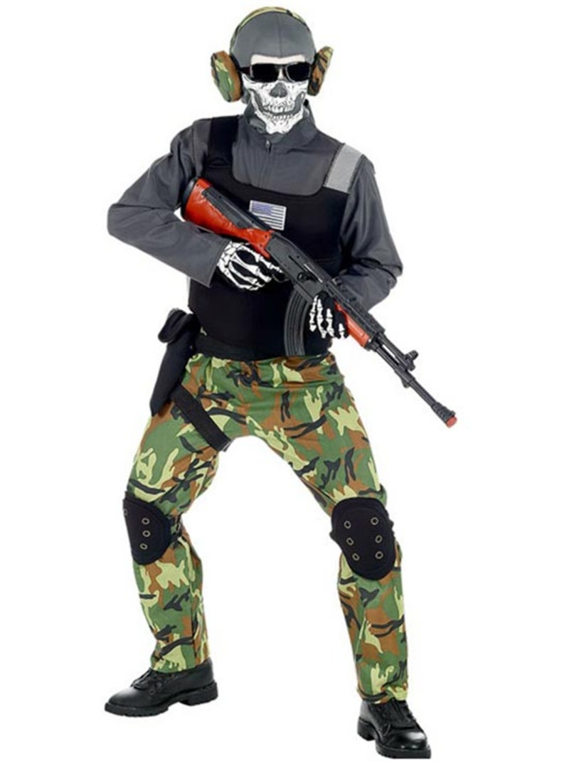 Fantasia de Soldado Esqueleto Multicolorido - Kiabi