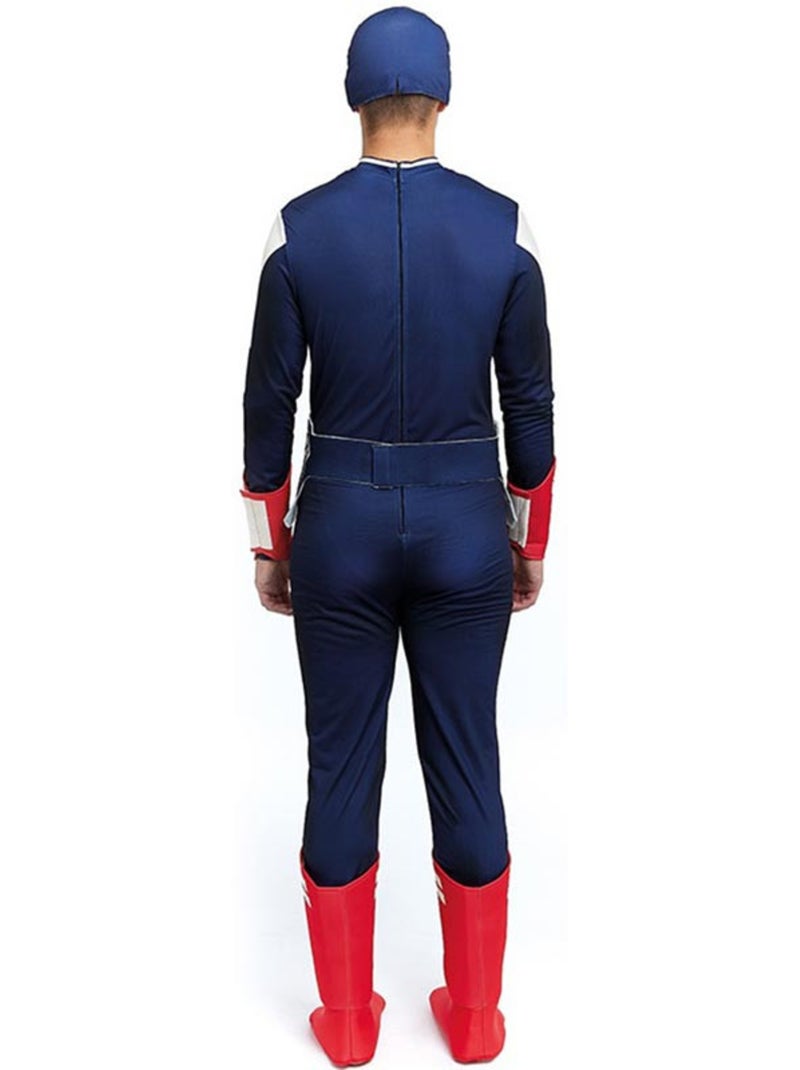 Fantasia de Super-Herói Americano Multicolorido - Kiabi