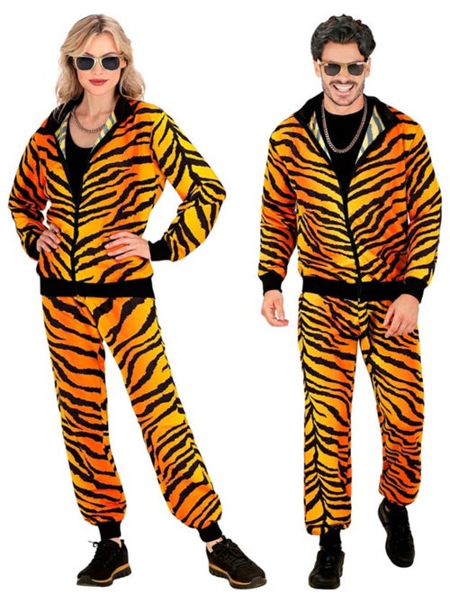 Fantasia de tigre com agasalho esportivo para festa. - Kiabi