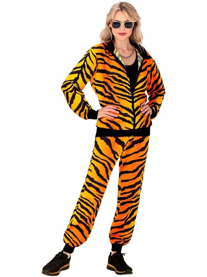 Fantasia de tigre com agasalho esportivo para festa. Multicolorido - Kiabi