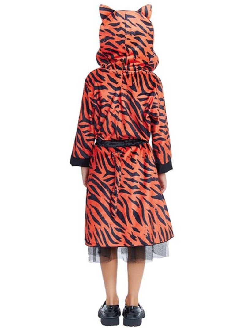 Fantasia de Tigresa com vestido com capuz Multicolorido - Kiabi