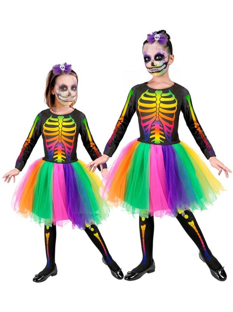 Fantasia de Tutu de Esqueleto Multicolorido - Kiabi