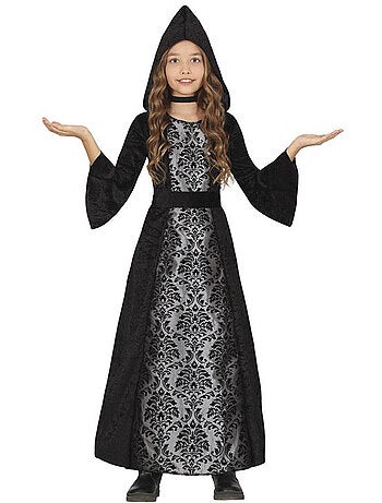 Fantasia de vampiro com capuz