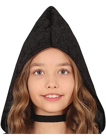 Fantasia de vampiro com capuz