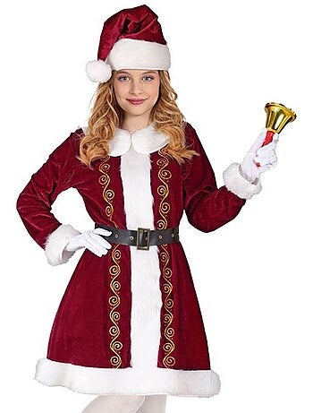 Fantasia elegante de Mamãe Noel