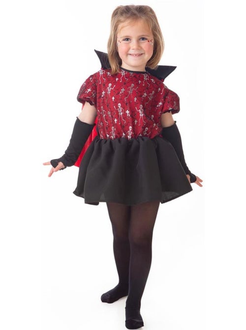 Fantasia elegante de vampiro esqueleto com capa. - Kiabi