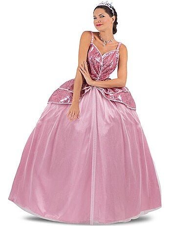 Fantasia encantadora de princesa com anágua