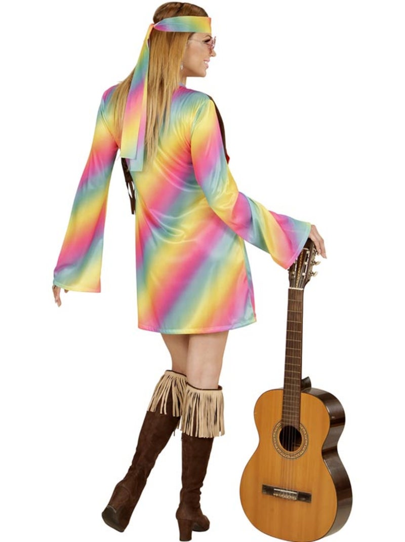 Fantasia Hippie Arco-Íris Multicolorido - Kiabi