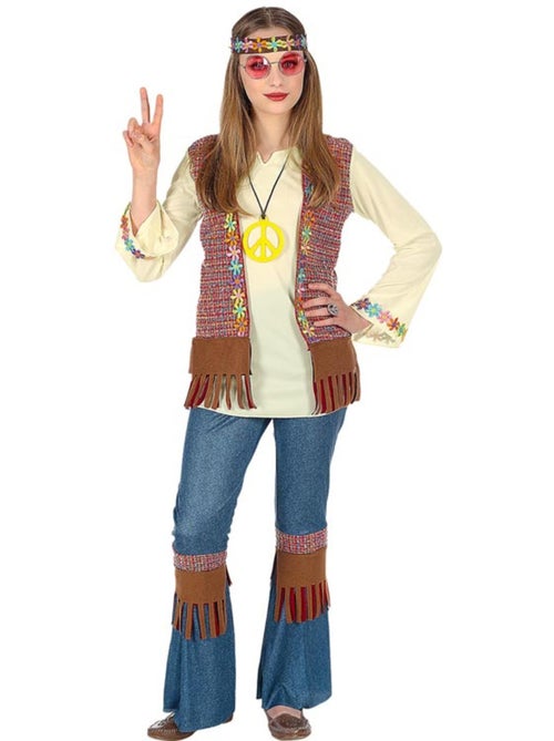 Fantasia hippie com colar - Kiabi