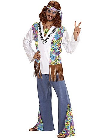 Fantasia hippie com colete