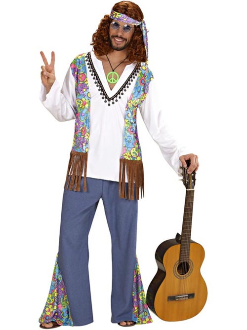 Fantasia hippie com colete - Kiabi