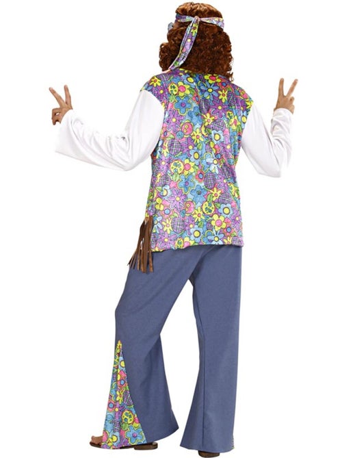 Fantasia hippie com colete - Kiabi