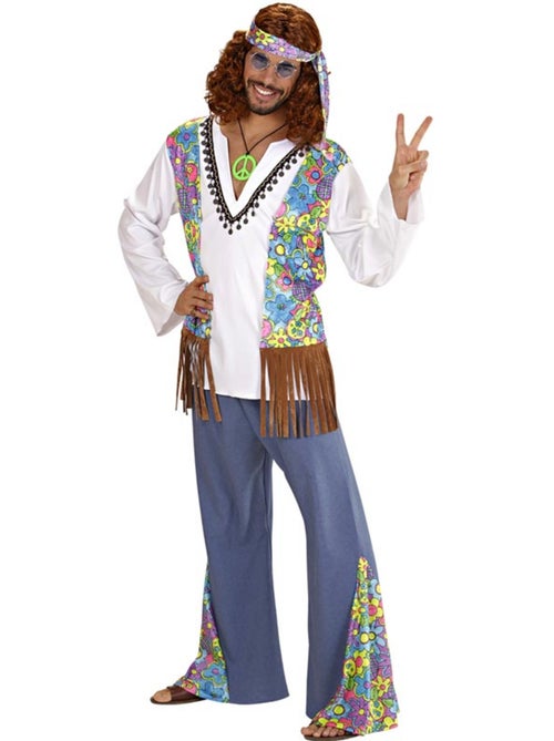 Fantasia hippie com colete - Kiabi