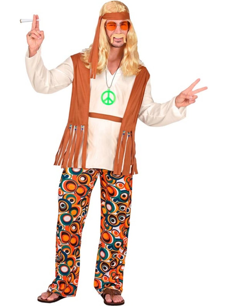 Fantasia hippie com franjas longas Multicolorido - Kiabi