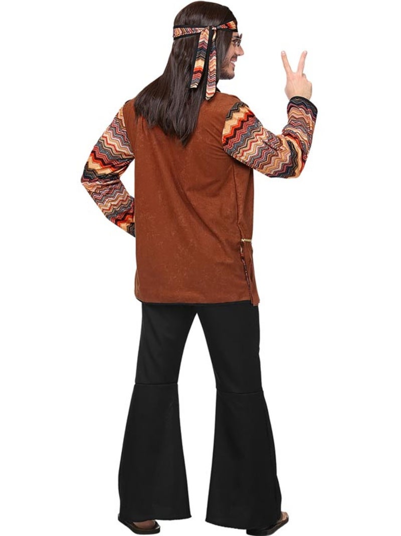 Fantasia hippie com listras coloridas Multicolorido - Kiabi