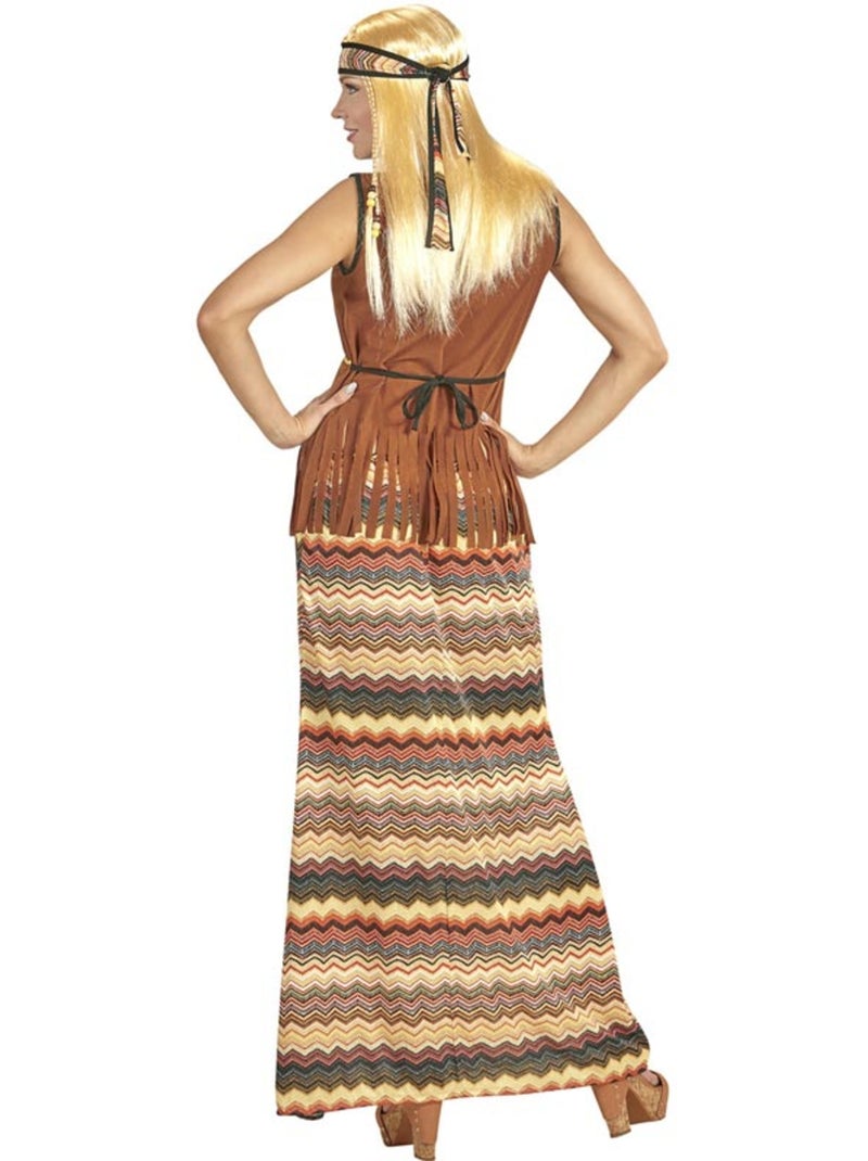 Fantasia hippie com listras coloridas Multicolorido - Kiabi